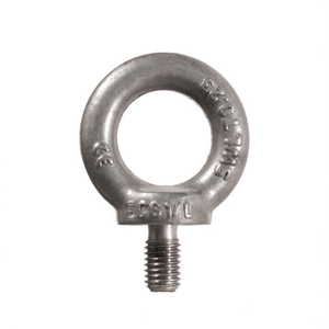 Écrou à oreilles en acier inoxydable forgé DIN 580 AISI 304 certifié CE, accessoires de levage et d'ancrage - Product Image 2