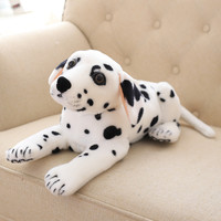 OEM personnalisé 45cm doux enfants tigre léopard jouets en peluche et bouledogue Rottweiler oreiller en peluche PP coton rempli dans un emballage de sac OPP