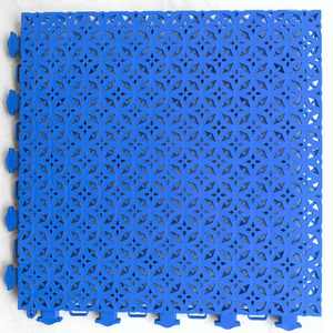 Dalles <span class=keywords><strong>de</strong></span> sol en plastique emboîtables pour <span class=keywords><strong>terrain</strong></span> <span class=keywords><strong>de</strong></span> pickleball - Durables, absorbant les chocs, imperméables, pour terrains <span class=keywords><strong>de</strong></span> sport, jardins extérieurs - Product Image 6