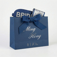 Sac cadeau de luxe écologique en gros pour enterrement de vie de jeune fille, sac en papier personnalisé de marque pour les faveurs de fête prénuptiale