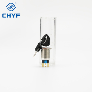 16mm 19mm 22mm <strong>Metal</strong> Knob Switch 2/3 Positions on OFF 1NO1NC 3/6 Pin Power <strong>Button</strong> Switch <strong>With</strong> <strong>Keys</strong> Rotary Switch Indicator - Product Image 6