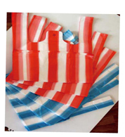 ถุงพลาสติก HDPE LDPE แบบเสื้อยืด มีหูหิ้ว สำหรับใส่ของขวัญ ของชำร่วย หรือช้อปปิ้ง - Product Image 3