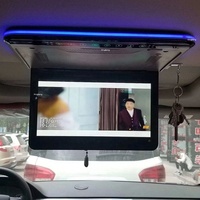 Pantalla de vídeo abatible hacia abajo para coche, monitor lcd para vehículos, 11,6, 13,3 pulgadas, IPS, 15,6 P, HD, 8K, montaje en techo, android, 1080