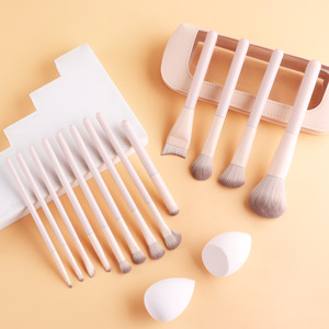 Juego <span class=keywords><strong>de</strong></span> <span class=keywords><strong>Brochas</strong></span> <span class=keywords><strong>de</strong></span> <span class=keywords><strong>Maquillaje</strong></span> <span class=keywords><strong>de</strong></span> Viaje <span class=keywords><strong>de</strong></span> Alta Calidad, 13 Piezas, Kit Profesional Completo, <span class=keywords><strong>Brochas</strong></span> para Base, Sombra <span class=keywords><strong>de</strong></span> Ojos, Rubor, Rostro Completo - Product Image 2