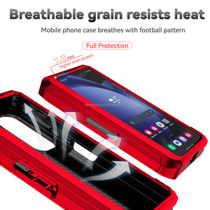 Funda de teléfono protectora antichoque de buena calidad para Samsung Galaxy <span class=keywords><strong>Z</strong></span> Flip 6 5 3 Defender Cover Soporte giratorio <span class=keywords><strong>Z</strong></span> <span class=keywords><strong>Fold</strong></span> 6 5 <span class=keywords><strong>4</strong></span> - Product Image 2