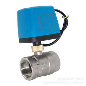 Vanne à bille électrique bidirectionnelle en acier inoxydable 304, 220V, deux fils, 12V, sortie de conduite d'eau, interrupteur normalement fermé/normalement ouvert - Product Image 2