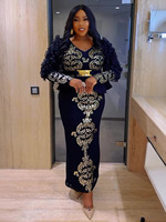 Robe de Soirée de Haute Qualité Style Turc 2025 Nouvelle Tendance Paillettes Grande Taille Élégante Mode Fête pour Femmes
