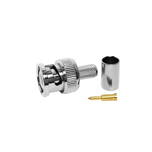 Nhà máy cung cấp BNC Nam cắm kết nối uốn cáp đồng trục lmr240 H-155 RG59 cho 3G HD / SDI / CCTV RF Coax kết nối đồng trục - Product Image 1