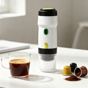 เครื่องชงกาแฟเอสเปรสโซขนาดเล็กแบบพกพา แรงดันมือกด ให้ความเข้มข้นสูง เหมาะสำหรับการตั้งแคมป์และใช้ในสำนักงาน - Product Image 3