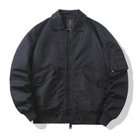Blouson aviateur MA-1 pour homme, en nylon, avec logo personnalisé, tailles S-3XL, OEM ODM, veste pour homme