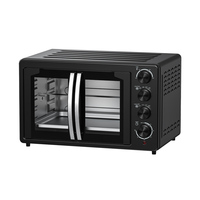 Oven Listrik 35L 1600W dengan Desain Pintu Ganda dan Timer 1-60 menit untuk Memanggang Bersama Keluarga