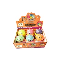 Jouet Squishy Licorne en Forme de Boulette, Imitation Pain Vapeur, Perles Dorées, Jouet Anti-Stress à Presser pour Jeunes, en Carton