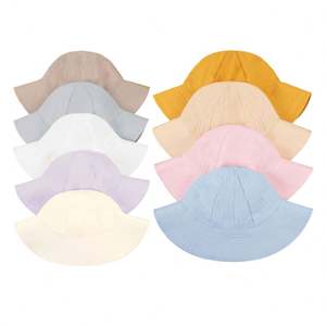 Sombrero de Pescador Ajustable para Bebé, de Algodón, Transpirable, con Protección Solar, Estampado de Frutas y Flores de Dibujos Animados, Sombrero Infantil - Product Image 4