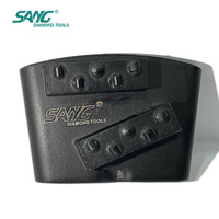 SANG Blocs de meulage diamantés PCD personnalisés OEM pour outils diamantés, élimination de colle époxy, peinture, asphalte et polissage de sols en béton