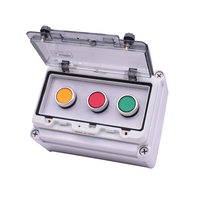 Boîte de commutation à bouton étanche IP67 OEM plastique ABS boîte de commande d'arrêt de démarrage électrique bouton poussoir