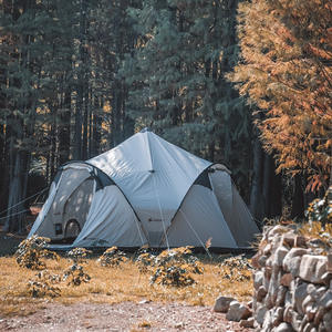 Grande tente de <span class=keywords><strong>camping</strong></span> hexagonale à trois portes, style familial, grande tente de <span class=keywords><strong>camping</strong></span> - Product Image 3