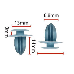 Car Body Panel <b>Clips</b> D267 13mm 8.8mm PA66 For Camry Door Side Skirts <b>Bumper</b> Repair Replacement - Product Image 1