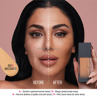 Fonds de Teint Naturel Huad Beauty Anticernes Mat Waterproof Maquillage à Marque Blanche