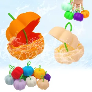 Jouets de bain de plage en silicone personnalisés, ballons à eau réutilisables, rechargeables rapidement, pour enfants, jeux de combat dans l'eau, fête d'été