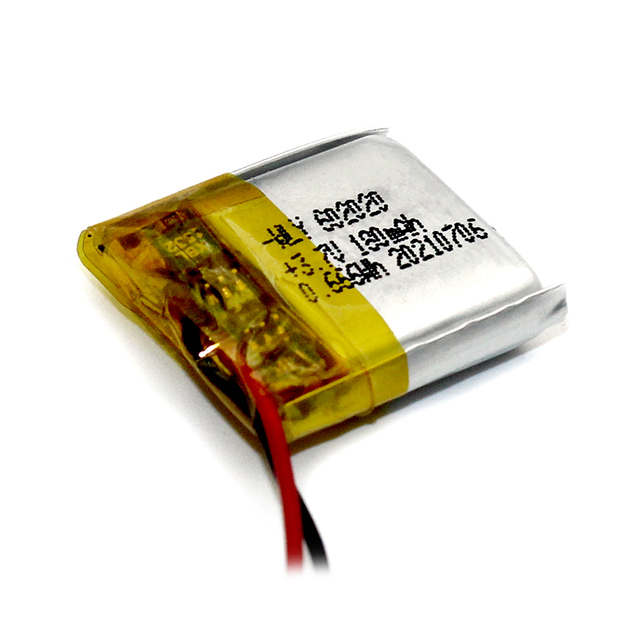 High Quality Lipo Battery 3.7V Li-ion Lithium Polymer 602020 180mAh Battery for Smart Wristband