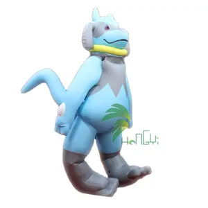 Hongyi Inflatable Cartoon Animation Riolu Costume Big Belly Custom Inflatable Lucario Animal Suit