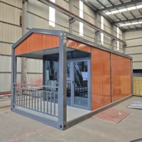 Maison de garage préfabriquée OEM haut de gamme, à un étage, en kit, conteneurisée, pour l'Australie, les États-Unis et l'Inde