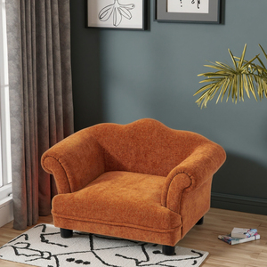 Lusso moderno letto per animali domestici morbido peluche cuccia per gatti in pelle di metallo cotone per un sonno confortevole in salotto per l'inverno - Product Image 2