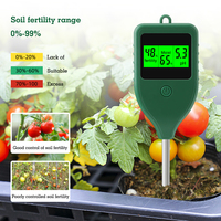 Testeur de sol numérique 3 en 1 pour la fertilité/l'humidité/le pH, testeur de fertilité des nutriments des plantes en pot
