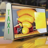 3G \ 4G WIFI Sans Fil Contrôle Extérieur Voiture Taxi Toit Publicité Écran Led Panneau Double Face Taxi Top Led Signe Affichage