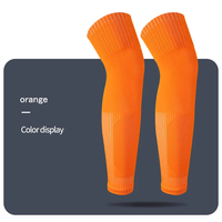 Protège-tibia de football, soutien des jambes, compression, manches longues et chaussettes de football