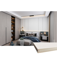 Diseño de moda personalizado informe de prueba de fuego para dormitorio ecológico PVC WPC paneles de pared