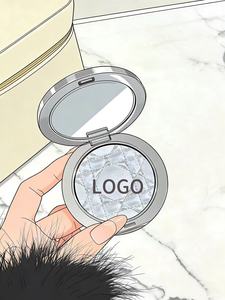 Iluminador en Polvo Prensado Vegano Puro, Mineral con Nicotinamida, Fórmula Hidratante de Larga Duración a Prueba de Agua para una Piel con Efecto Cristal - Product Image 5