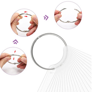 Muestras <span class=keywords><strong>de</strong></span> <span class=keywords><strong>Uñas</strong></span> <span class=keywords><strong>Postizas</strong></span> Transparentes en Forma <span class=keywords><strong>de</strong></span> Abanico Ovalado, Carta <span class=keywords><strong>de</strong></span> Colores Naturales, Paleta para Mostrar Esmaltes <span class=keywords><strong>de</strong></span> Gel UV, Herramientas <span class=keywords><strong>de</strong></span> Práctica <span class=keywords><strong>de</strong></span> Manicura - Product Image 3