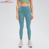 Renkli tayt kadın egzersiz tayt yüksek elastik bayanlar spor spor salonu pantolonu Fitness Yoga giyim tayt yukarı itin