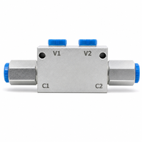 Vanne de contrôle à double commande hydraulique 250 bars G3/8" pour échelle hydraulique pivotante