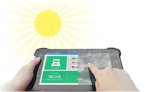 3Rtablet תעשייתי מחשב משובץ חזק אנדרואיד 11.0 PDA שטיח כף יד לניהול מחסן - Product Image 4