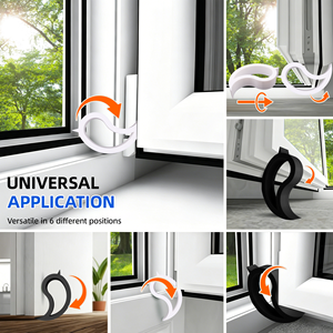 Fermaporta a forma di uccello cavo minimalista stampato in 3D, antiscivolo, decorativo, per interni domestici - Product Image 2
