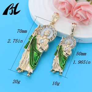 新着ユニークな男性女性DijesReligiosos Para Pulseras Oro Laminado De 14k 18k Pulsera San Judas Tadeo Pulseras - Product Image 6