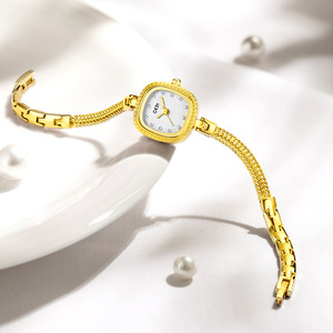 Montre-bracelet haut de gamme pour femmes, petite et exquise, à quartz, nouvelle montre étanche à bracelet fin en alliage - Product Image 4
