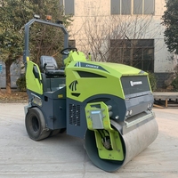 Machinerie de construction, rouleau compresseur de route en béton, rouleaux à pneus en caoutchouc de 5 tonnes, rouleaux à asphalte, moteurs vibratoires combinés, pompe, moteur, roulement