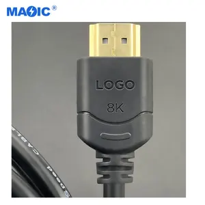 Certified Magelei Real HDMI Cable High Speed 48Gbps Support Dynamic HDR TDR Test 8K 60Hz 4K 120Hz Resolution HDMI Cable