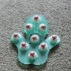 Rodillo de Masaje Vibratorio de Nueve Bolas, Rotación de 360 Grados, Material de PVC, Productos de Masaje Portátiles para la Relajación Corporal - Product Image 6