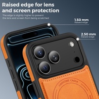 Étui de téléphone personnalisé en cuir PU magnétique pour iPhone 17 12 13 Pro Max 14 15 16 Plus 17 Air, coque arrière de protection compatible avec la charge sans fil