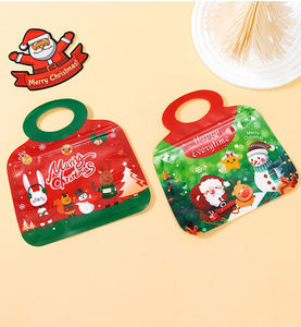 Sachet d'emballage en forme de cœur coloré, pochette autoportante pour bonbons/thé au lait/assaisonnements, sac d'emballage plastique pour le shopping - Product Image 2