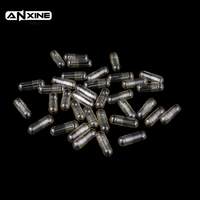Capsules végétales vides en amidon de pullulan, taille 00 #   0 #   1 #   2 #   3 #   4 #   Couleur naturelle transparente claire