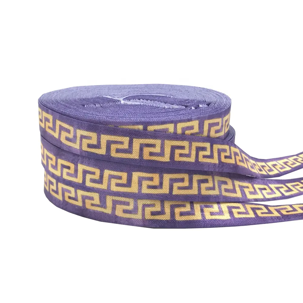 Индивидуальный Логотип дизайнерская эластичная печатная ткань лента силиконовая печатная эластичная лента тесьма