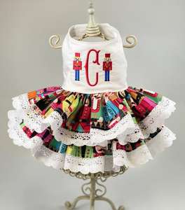 Vestido de Arnés para Perro, Vestido de Verano para Perro con <span class=keywords><strong>Nombre</strong></span> Bordado, Vestido de Novia para Perro Rosa, <span class=keywords><strong>Ropa</strong></span> de Cumpleaños para Perro, <span class=keywords><strong>Ropa</strong></span> para Mascotas - Product Image 5