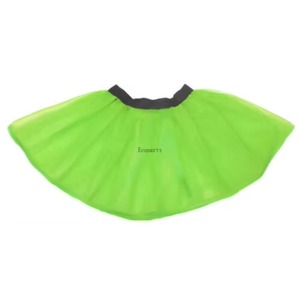 Halloween Party Carnival 40cm Adult Tutu Lightweight Neon Green Pink Colorful Running <strong>Skirts</strong> Cosplay Accessories <strong>80s</strong> Clothes - Product Image 1