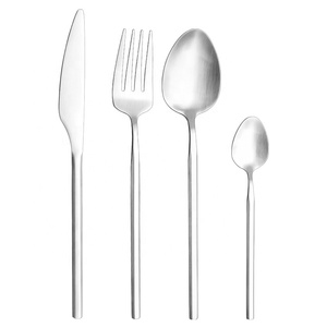 Posate Set brillante oro/argento con manico esagonale forgiato in acciaio inox per casa Hotel Wedding evento uso servizio per 4 - Product Image 1