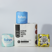 Fabricant de gros à bas prix rouleaux de papier toilette hygiénique en bambou traité